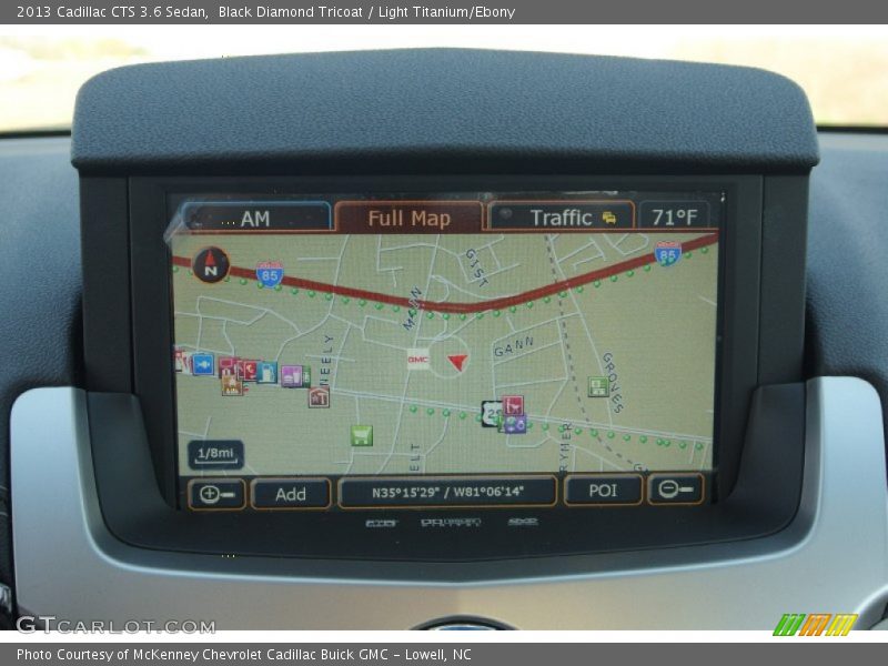 Black Diamond Tricoat / Light Titanium/Ebony 2013 Cadillac CTS 3.6 Sedan