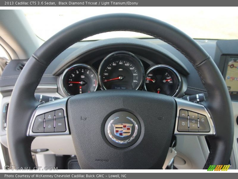 Black Diamond Tricoat / Light Titanium/Ebony 2013 Cadillac CTS 3.6 Sedan
