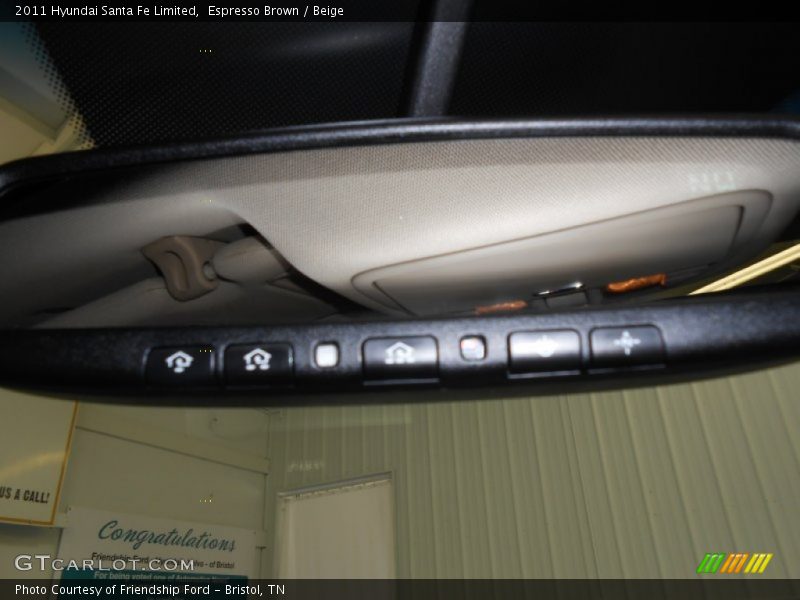Espresso Brown / Beige 2011 Hyundai Santa Fe Limited