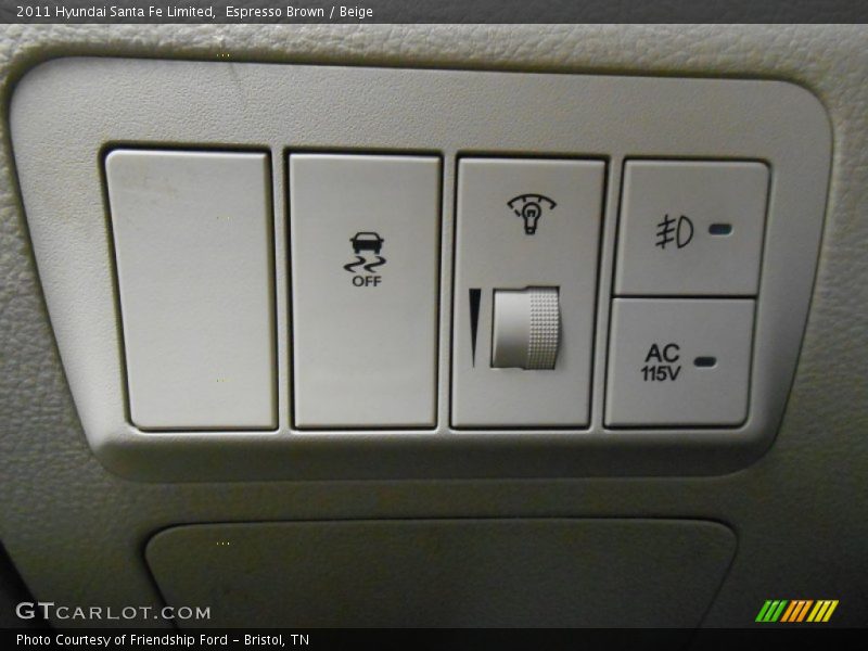 Espresso Brown / Beige 2011 Hyundai Santa Fe Limited