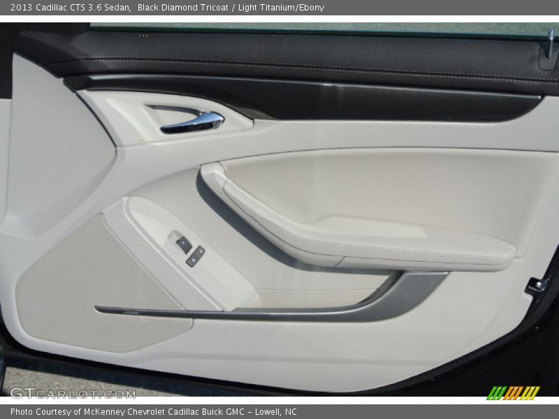 Black Diamond Tricoat / Light Titanium/Ebony 2013 Cadillac CTS 3.6 Sedan