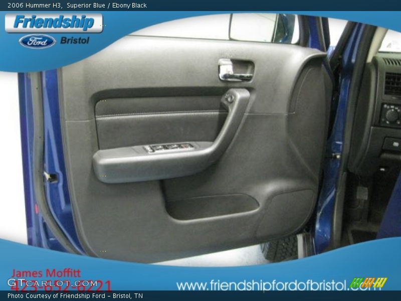 Superior Blue / Ebony Black 2006 Hummer H3