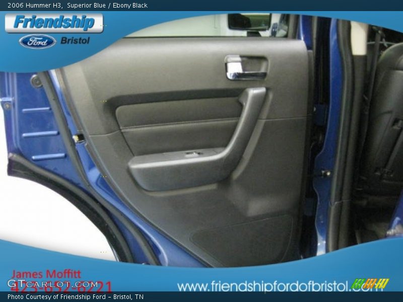 Superior Blue / Ebony Black 2006 Hummer H3