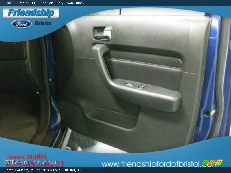 Superior Blue / Ebony Black 2006 Hummer H3