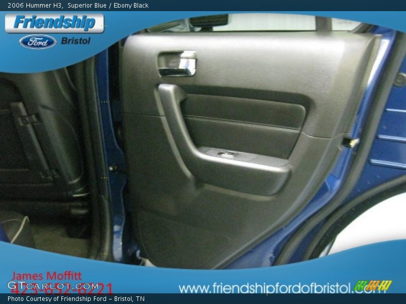 Superior Blue / Ebony Black 2006 Hummer H3