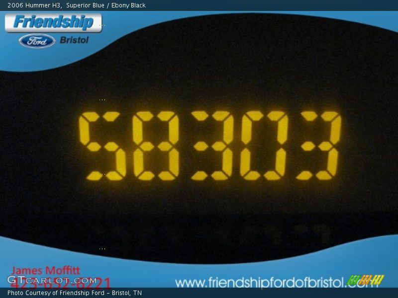 Superior Blue / Ebony Black 2006 Hummer H3