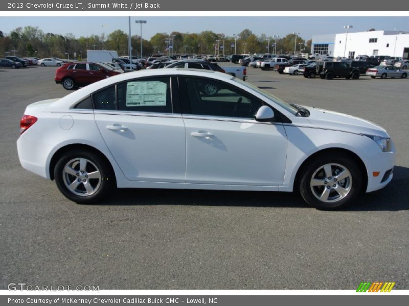 Summit White / Jet Black 2013 Chevrolet Cruze LT