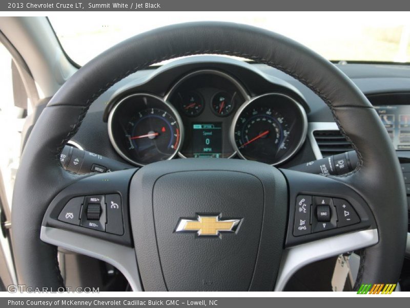 Summit White / Jet Black 2013 Chevrolet Cruze LT