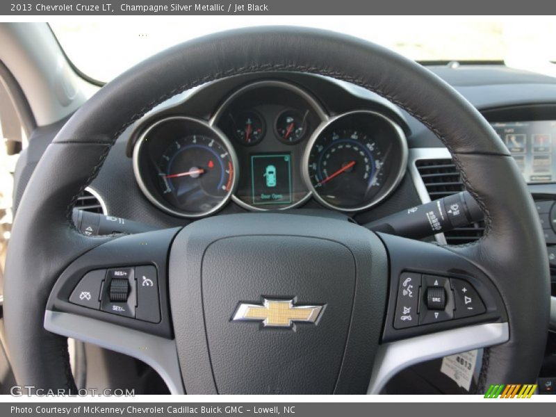 Champagne Silver Metallic / Jet Black 2013 Chevrolet Cruze LT