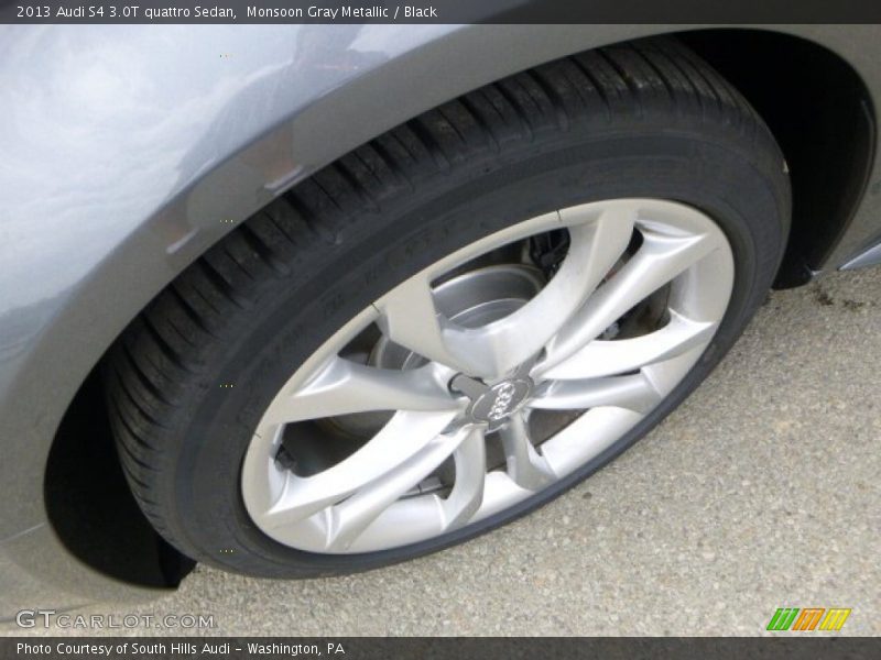 Monsoon Gray Metallic / Black 2013 Audi S4 3.0T quattro Sedan