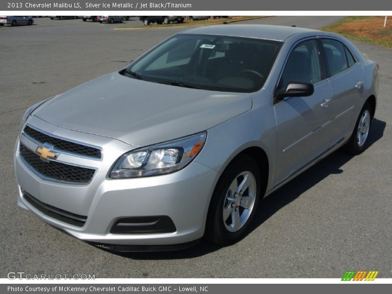 Silver Ice Metallic / Jet Black/Titanium 2013 Chevrolet Malibu LS