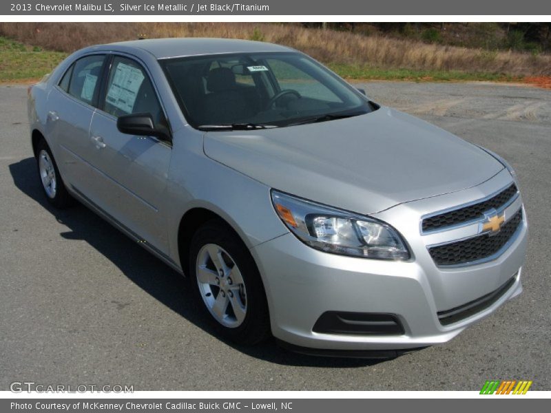 Silver Ice Metallic / Jet Black/Titanium 2013 Chevrolet Malibu LS