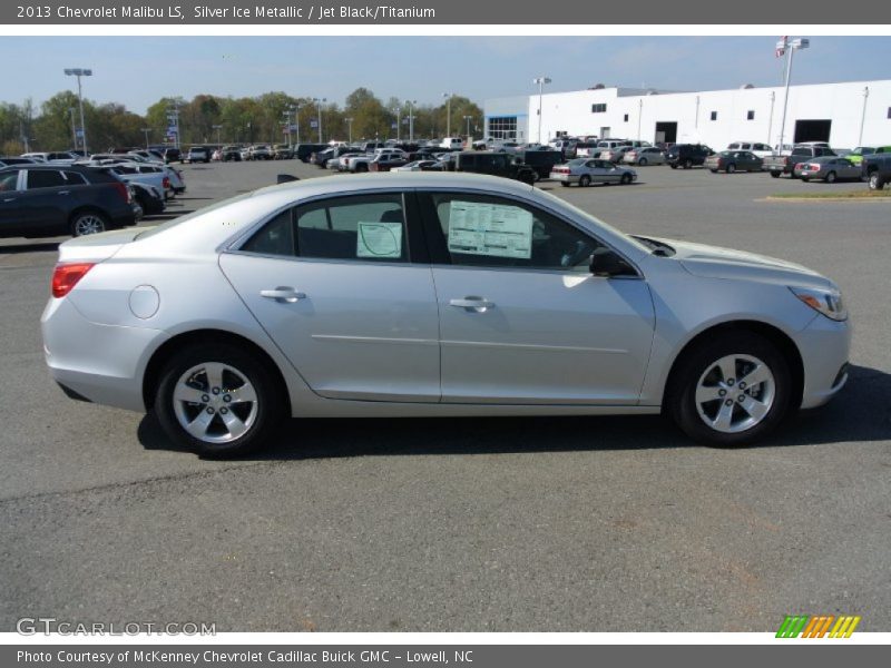 Silver Ice Metallic / Jet Black/Titanium 2013 Chevrolet Malibu LS
