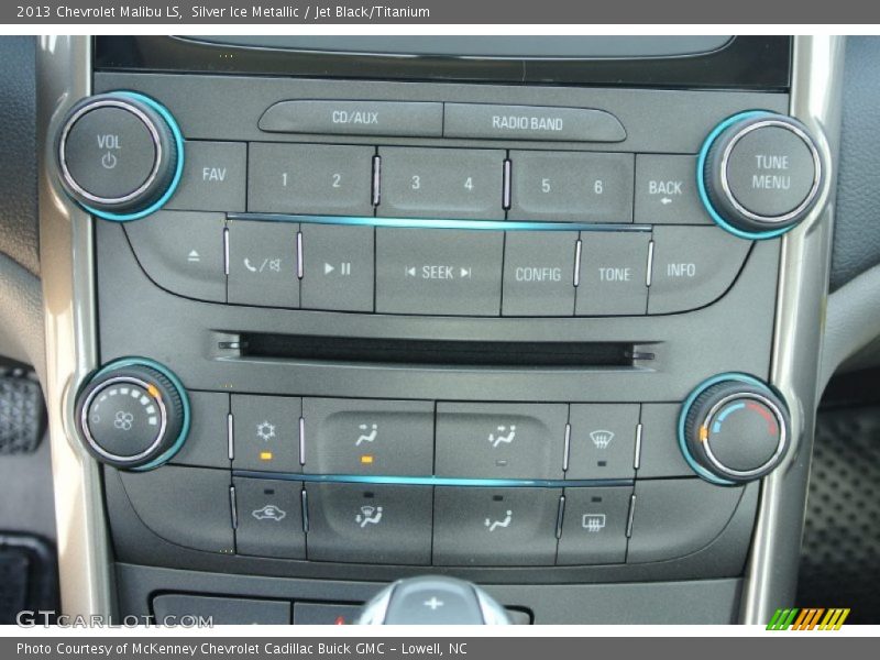 Silver Ice Metallic / Jet Black/Titanium 2013 Chevrolet Malibu LS