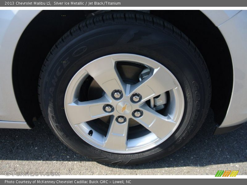 Silver Ice Metallic / Jet Black/Titanium 2013 Chevrolet Malibu LS