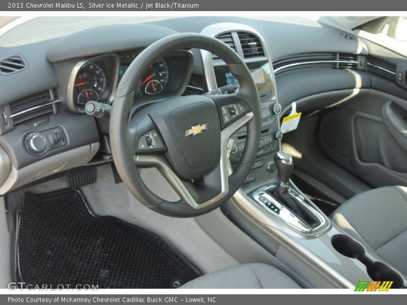 Silver Ice Metallic / Jet Black/Titanium 2013 Chevrolet Malibu LS