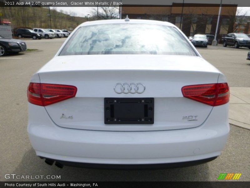 Glacier White Metallic / Black 2013 Audi A4 2.0T quattro Sedan