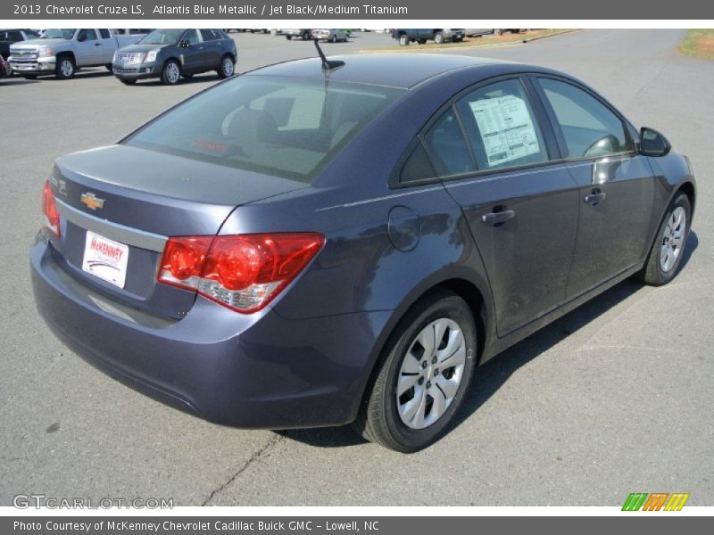 Atlantis Blue Metallic / Jet Black/Medium Titanium 2013 Chevrolet Cruze LS