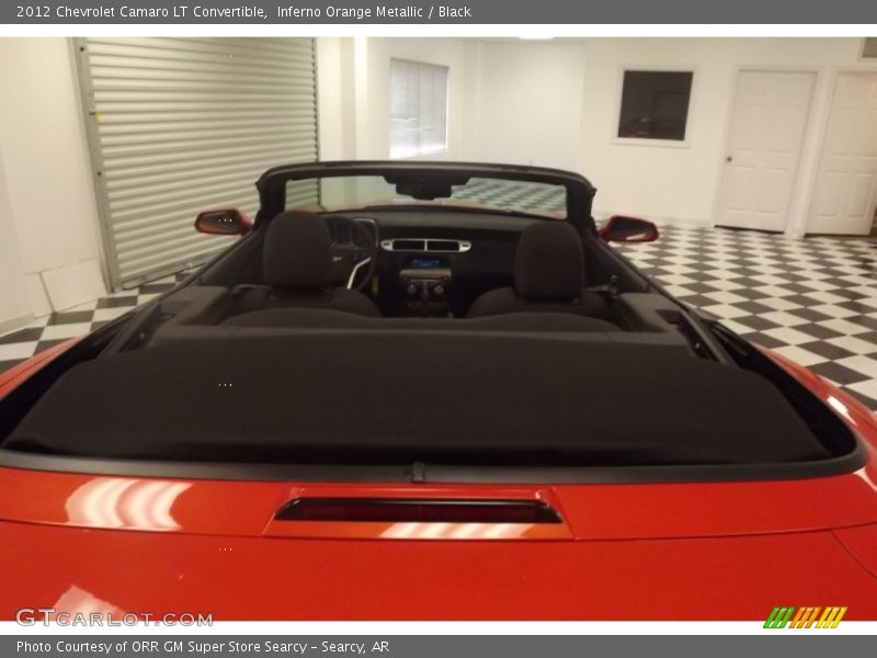 Inferno Orange Metallic / Black 2012 Chevrolet Camaro LT Convertible