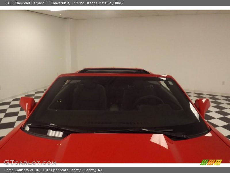 Inferno Orange Metallic / Black 2012 Chevrolet Camaro LT Convertible