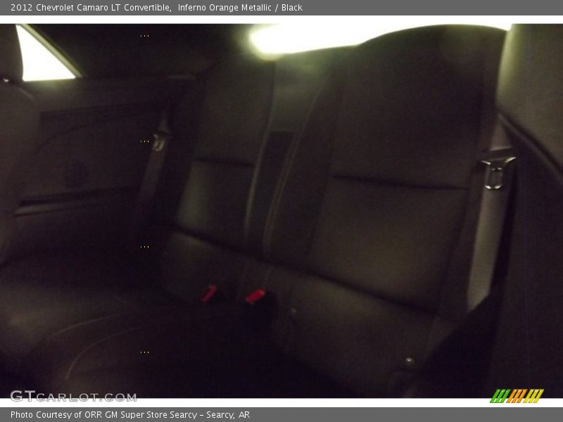 Inferno Orange Metallic / Black 2012 Chevrolet Camaro LT Convertible