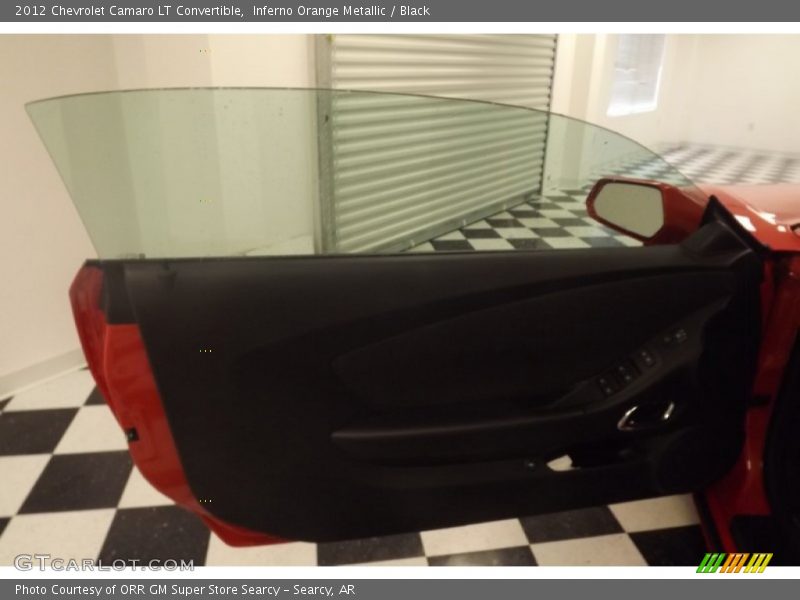 Inferno Orange Metallic / Black 2012 Chevrolet Camaro LT Convertible
