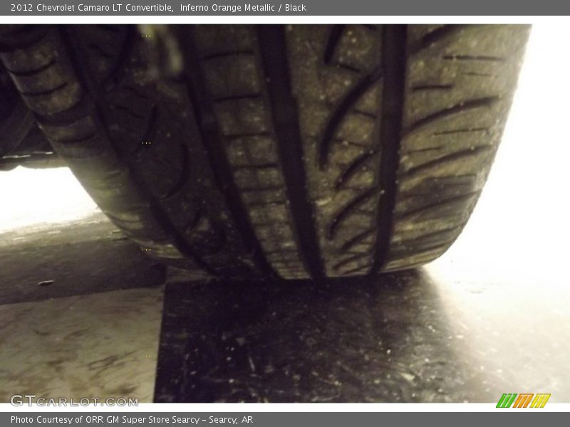 Inferno Orange Metallic / Black 2012 Chevrolet Camaro LT Convertible