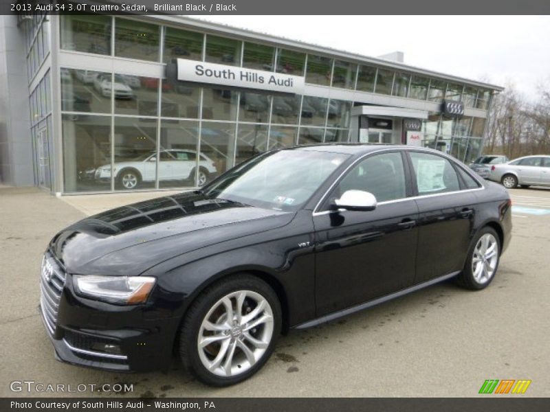 Brilliant Black / Black 2013 Audi S4 3.0T quattro Sedan
