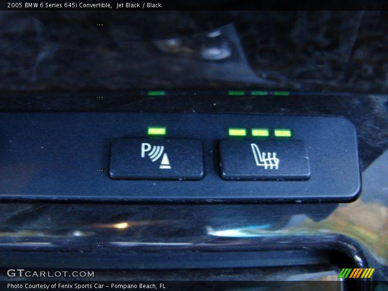 Jet Black / Black 2005 BMW 6 Series 645i Convertible