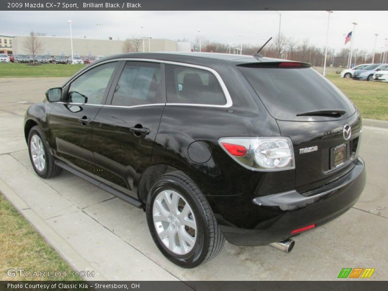 Brilliant Black / Black 2009 Mazda CX-7 Sport