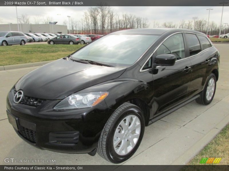 Brilliant Black / Black 2009 Mazda CX-7 Sport