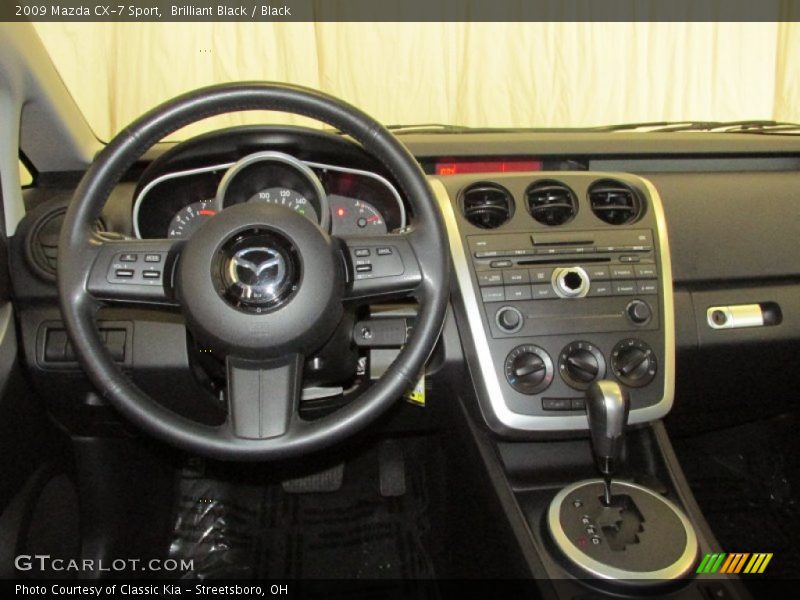 Brilliant Black / Black 2009 Mazda CX-7 Sport
