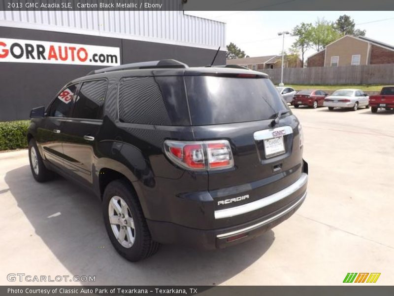 Carbon Black Metallic / Ebony 2013 GMC Acadia SLE