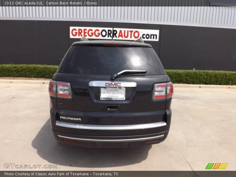 Carbon Black Metallic / Ebony 2013 GMC Acadia SLE