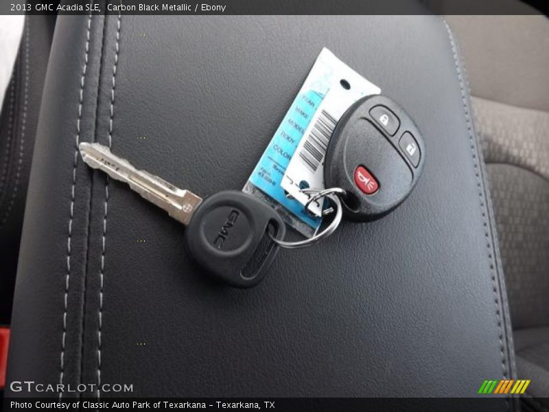 Keys of 2013 Acadia SLE