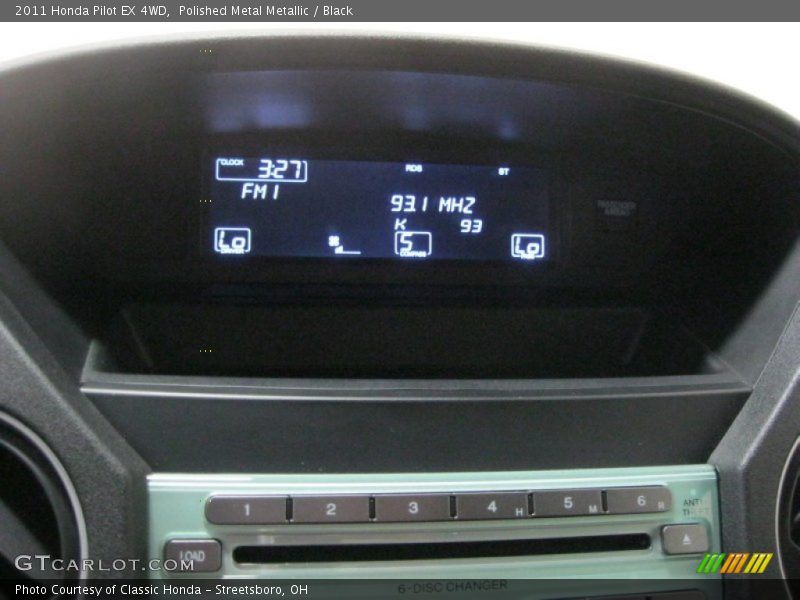 Polished Metal Metallic / Black 2011 Honda Pilot EX 4WD
