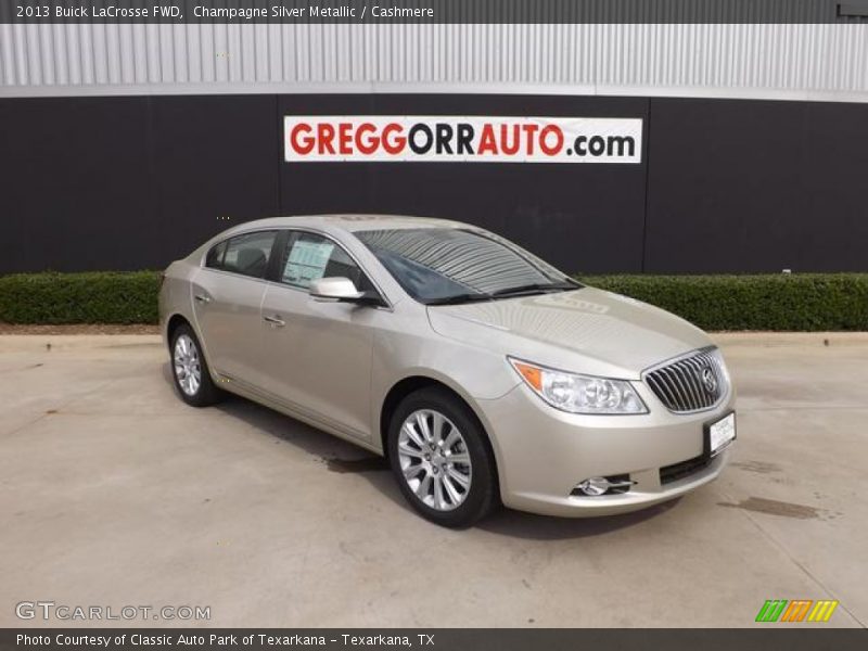 Champagne Silver Metallic / Cashmere 2013 Buick LaCrosse FWD