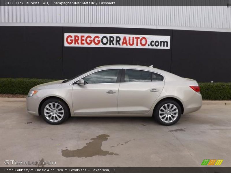 Champagne Silver Metallic / Cashmere 2013 Buick LaCrosse FWD