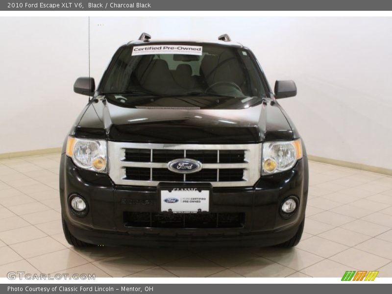 Black / Charcoal Black 2010 Ford Escape XLT V6