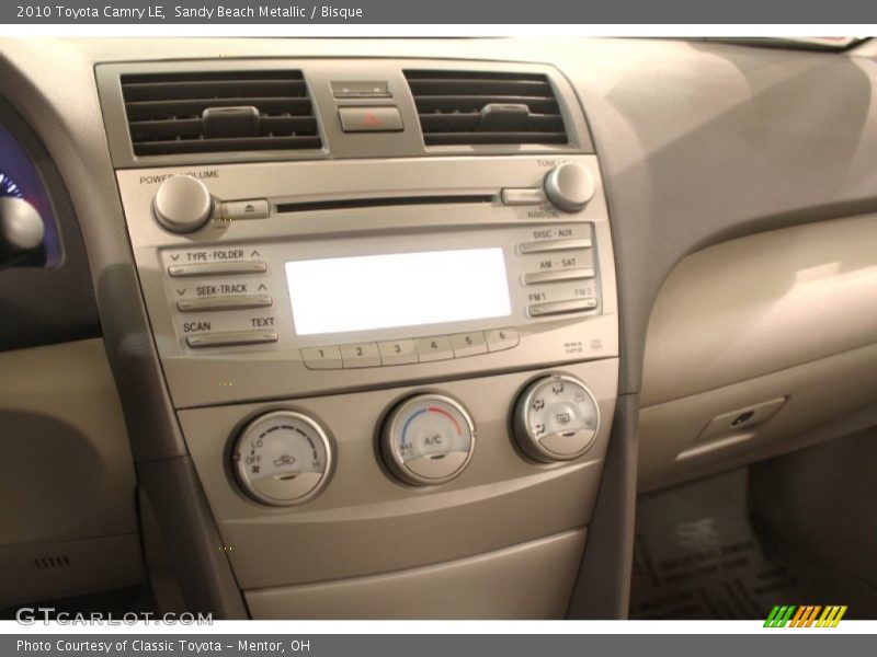 Sandy Beach Metallic / Bisque 2010 Toyota Camry LE