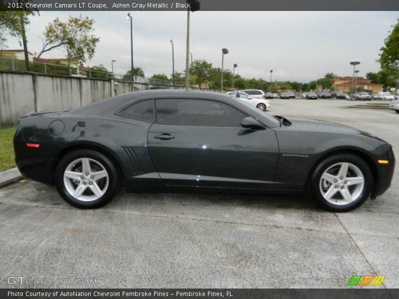 Ashen Gray Metallic / Black 2012 Chevrolet Camaro LT Coupe