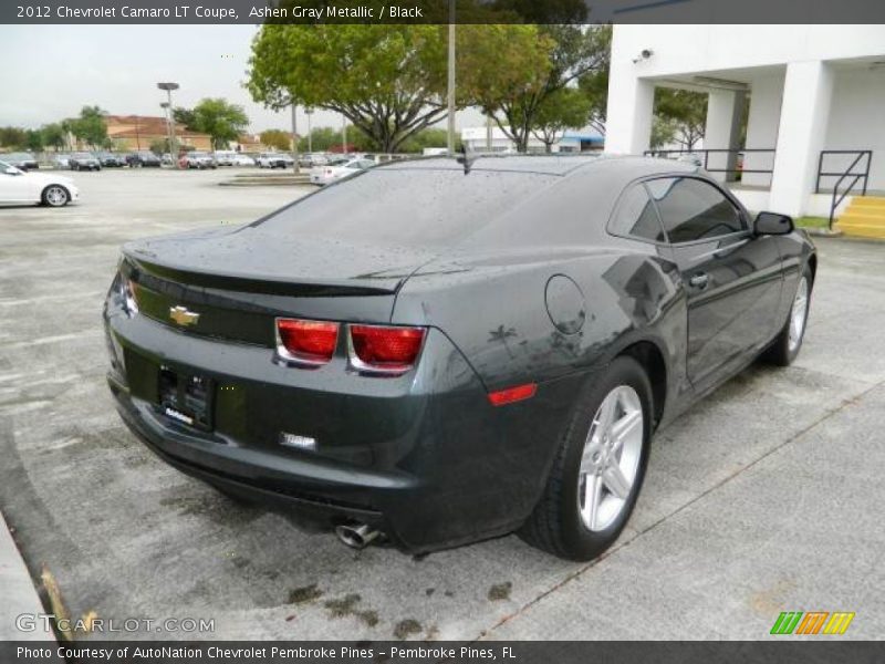 Ashen Gray Metallic / Black 2012 Chevrolet Camaro LT Coupe