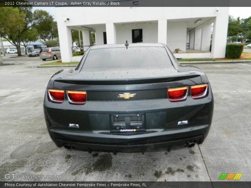 Ashen Gray Metallic / Black 2012 Chevrolet Camaro LT Coupe