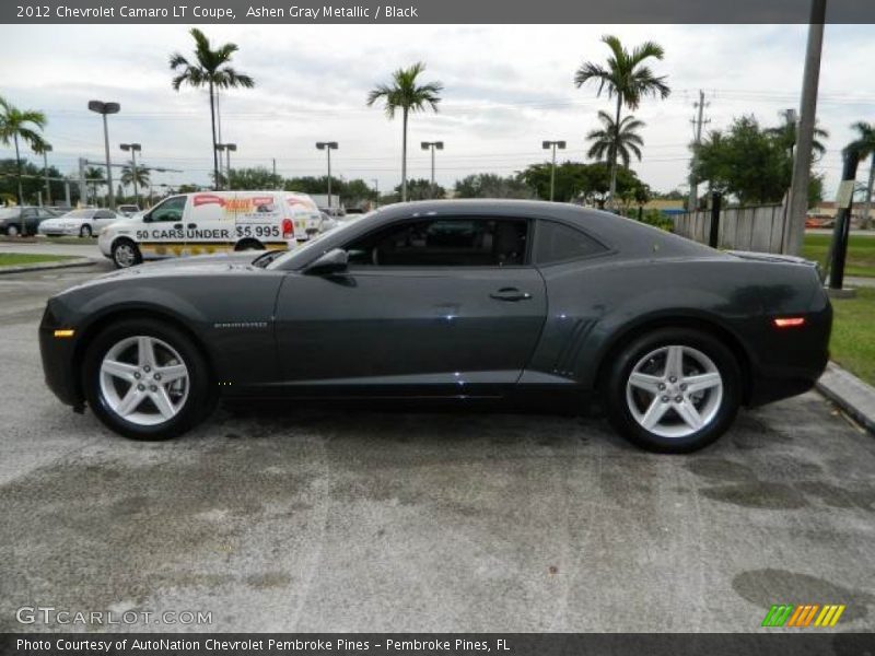 Ashen Gray Metallic / Black 2012 Chevrolet Camaro LT Coupe