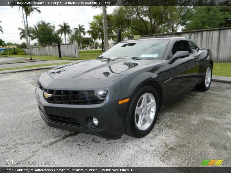 Ashen Gray Metallic / Black 2012 Chevrolet Camaro LT Coupe