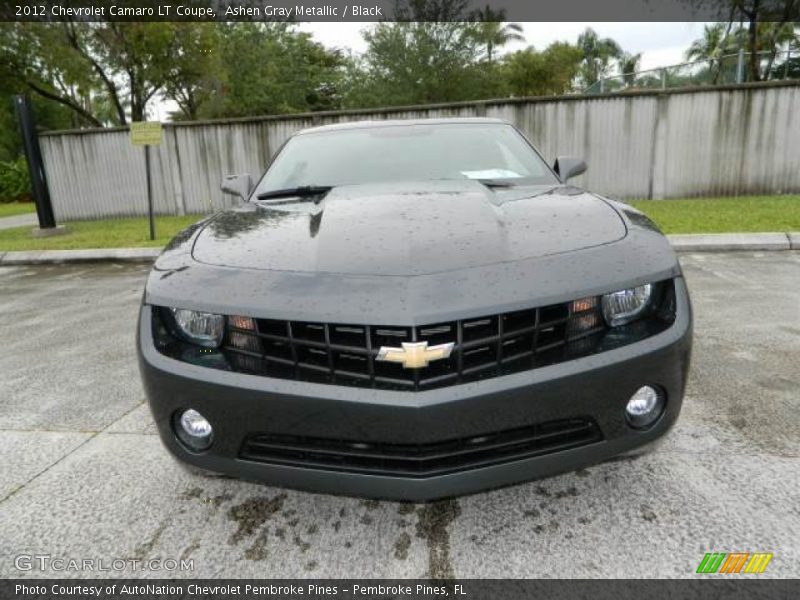 Ashen Gray Metallic / Black 2012 Chevrolet Camaro LT Coupe
