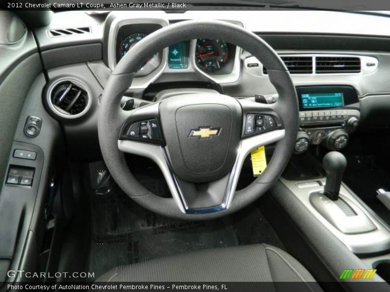 Ashen Gray Metallic / Black 2012 Chevrolet Camaro LT Coupe