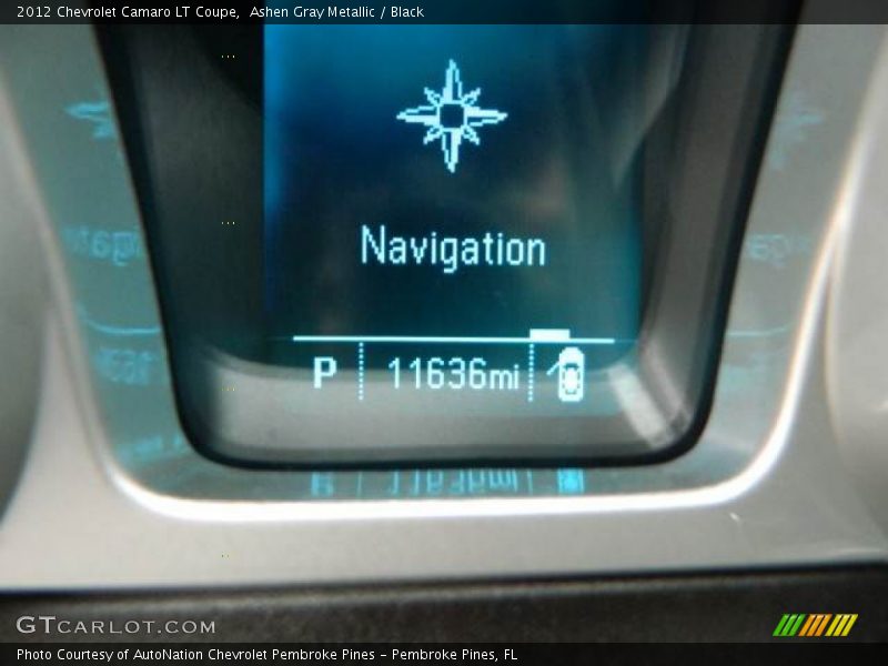 Ashen Gray Metallic / Black 2012 Chevrolet Camaro LT Coupe