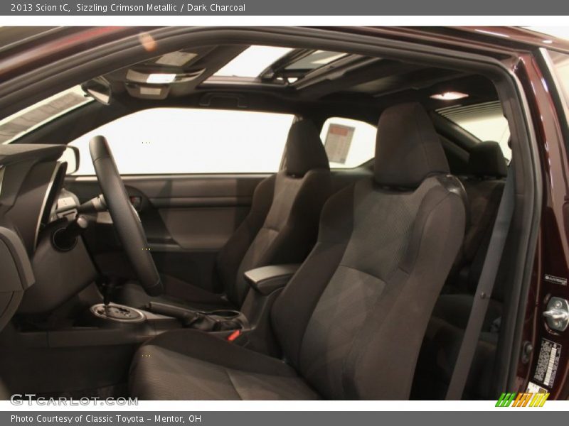 Sizzling Crimson Metallic / Dark Charcoal 2013 Scion tC