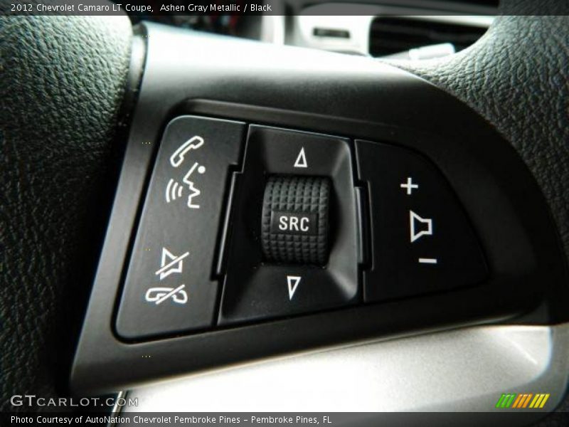 Ashen Gray Metallic / Black 2012 Chevrolet Camaro LT Coupe